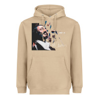 Mushroom Original Portrait of Luciano Pavarotti Heavyweight Hoodie - StudioElite