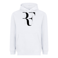 White federer rf Heavyweight Hoodie - StudioElite