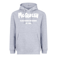 Heather Grey Alexander Mcqueen Classic Heavyweight Hoodie - StudioElite