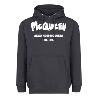 Smoke Alexander Mcqueen Classic Heavyweight Hoodie - StudioElite