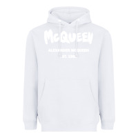 White Alexander Mcqueen Classic Heavyweight Hoodie - StudioElite