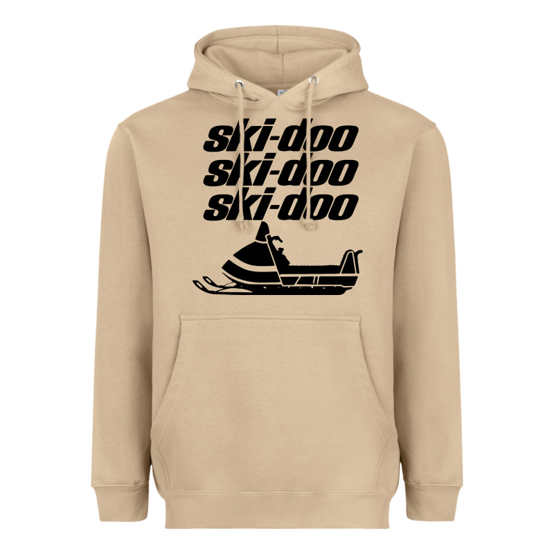 Vintage Ski Doo Heavyweight Hoodie by StudioElite | Teevron