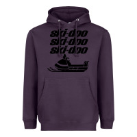 Plum vintage ski doo Heavyweight Hoodie - StudioElite