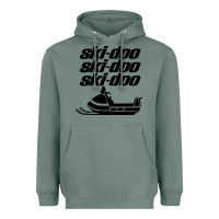 Sage vintage ski doo Heavyweight Hoodie - StudioElite