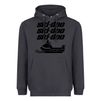 Smoke vintage ski doo Heavyweight Hoodie - StudioElite