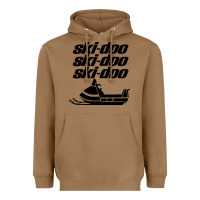 Toasted Coconut vintage ski doo Heavyweight Hoodie - StudioElite