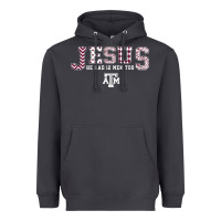 Smoke Texas A&m Aggies Jesus - Had 12 Men - Patterned Heavyweight Hoodie - PixelFlow