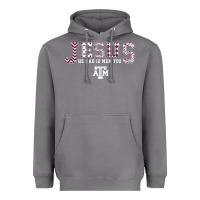 Storm Texas A&m Aggies Jesus - Had 12 Men - Patterned Heavyweight Hoodie - PixelFlow