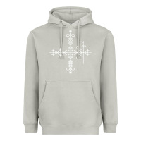 Moon Dust haitian veve  voodoo symbol t shirt Heavyweight Hoodie - PixelFlow