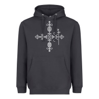 Smoke haitian veve  voodoo symbol t shirt Heavyweight Hoodie - PixelFlow