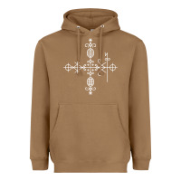 Toasted Coconut haitian veve  voodoo symbol t shirt Heavyweight Hoodie - PixelFlow