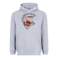 Heather Grey hot teacher halen Essential Heavyweight Hoodie - PixelFlow