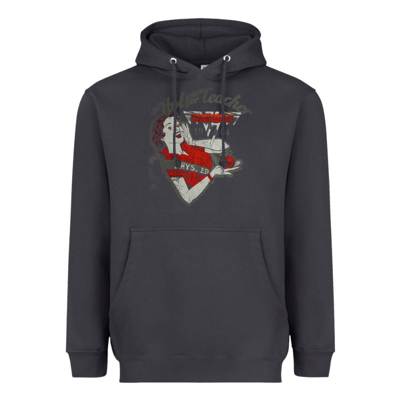 Hot Teacher Halen Essential Heavyweight Hoodie by PixelFlow | Teevron