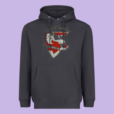 Hot Teacher Halen Essential Heavyweight Hoodie Designed By Pixelflow