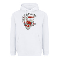 White hot teacher halen Essential Heavyweight Hoodie - PixelFlow