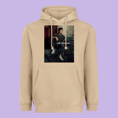 Rob Thomas Heavyweight Hoodie Designed By Pixelflow