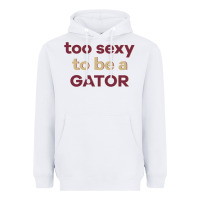 White too sexy to be a gator Heavyweight Hoodie - PixelFlow