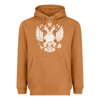 Meerkat russian double headed eagle for a russia fan gift t shirt Heavyweight Hoodie - PixelFlow