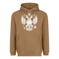 Toasted Coconut russian double headed eagle for a russia fan gift t shirt Heavyweight Hoodie - PixelFlow