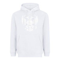 White russian double headed eagle for a russia fan gift t shirt Heavyweight Hoodie - PixelFlow