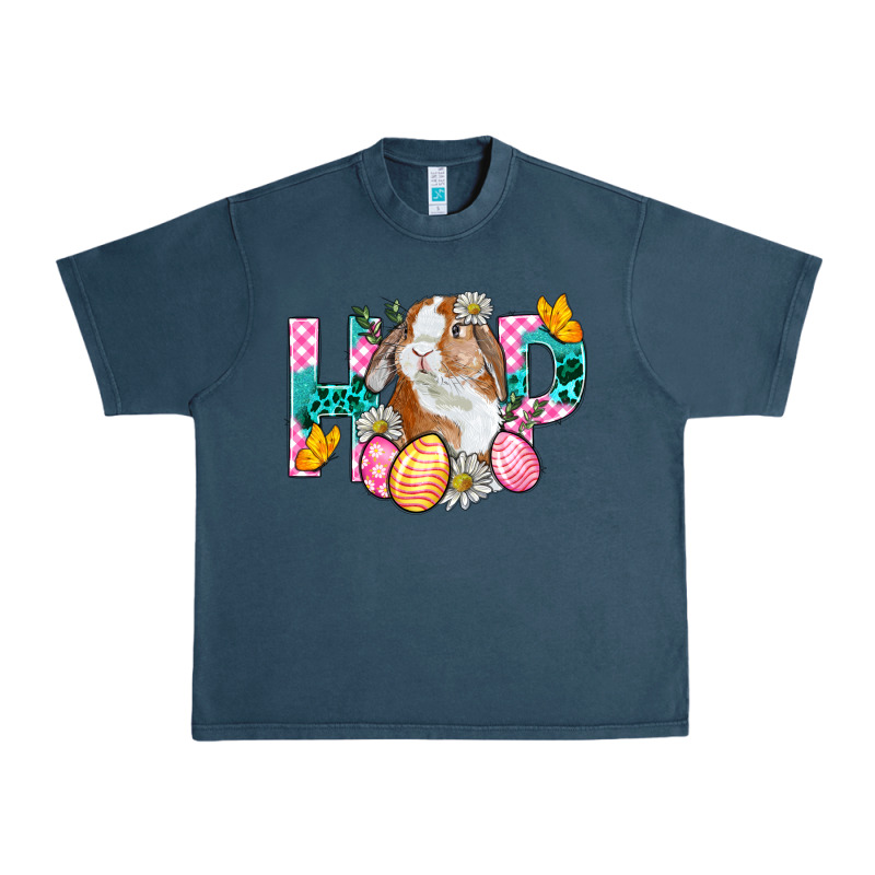Hop Bunny Easter Urban Heavy Tee by BundleAndBundleShop | Teevron