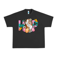 Pigment Black Hop Bunny Easter Urban Heavy Tee - BundleAndBundleShop