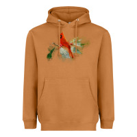 Meerkat wild red cardinal bird long sleeve Heavyweight Hoodie - PixelFlow