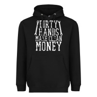 Dirty Hands Make Clean Money T Shirt Wrench Mechanic Gift Heavyweight Hoodie | Teevron