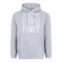 Heather Grey dirty hands make clean money t shirt wrench mechanic gift Heavyweight Hoodie - PixelFlow
