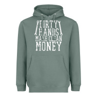 Sage dirty hands make clean money t shirt wrench mechanic gift Heavyweight Hoodie - PixelFlow