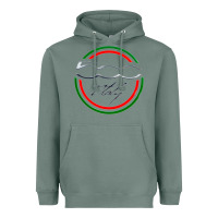 Sage fiat 500   italy Heavyweight Hoodie - PixelFlow