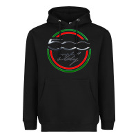 Black fiat 500   italy Heavyweight Hoodie - PixelFlow