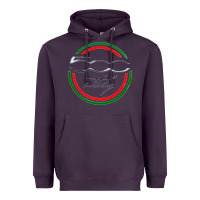 Plum fiat 500   italy Heavyweight Hoodie - PixelFlow