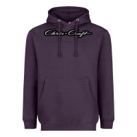 Plum Chris Craft Boats Heavyweight Hoodie - PixelFlow