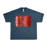 Midnight Navy Valentine's Day Brushstrokes Urban Heavy Tee - RanaPortraitStore