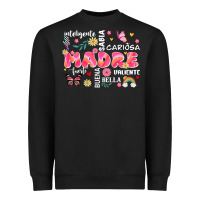 Black ella es mama Heavyweight Sweatshirt - JahusDesignShop