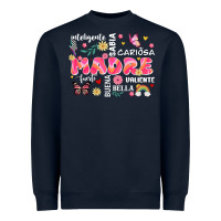 Navy ella es mama Heavyweight Sweatshirt - JahusDesignShop