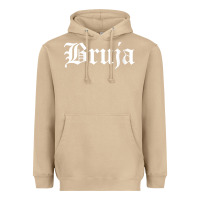 Mushroom womens bruja old english chola witchy v neck t shirt Heavyweight Hoodie - PixelFlow