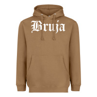 Toasted Coconut womens bruja old english chola witchy v neck t shirt Heavyweight Hoodie - PixelFlow