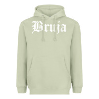 Matcha womens bruja old english chola witchy v neck t shirt Heavyweight Hoodie - PixelFlow