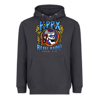 Smoke Kppx Rebel Radio Heavyweight Hoodie - PixelFlow