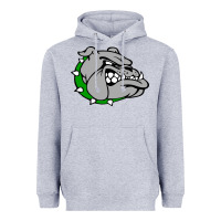 Heather Grey ashville high school, ashville bulldogs Heavyweight Hoodie - PixelFlow