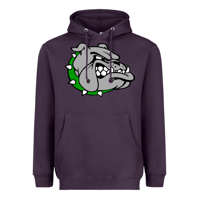 Ashville High School, Ashville Bulldogs Heavyweight Hoodie by PixelFlow | Teevron