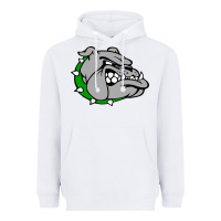 White ashville high school, ashville bulldogs Heavyweight Hoodie - PixelFlow