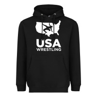 Black usa power united states Heavyweight Hoodie - PixelFlow