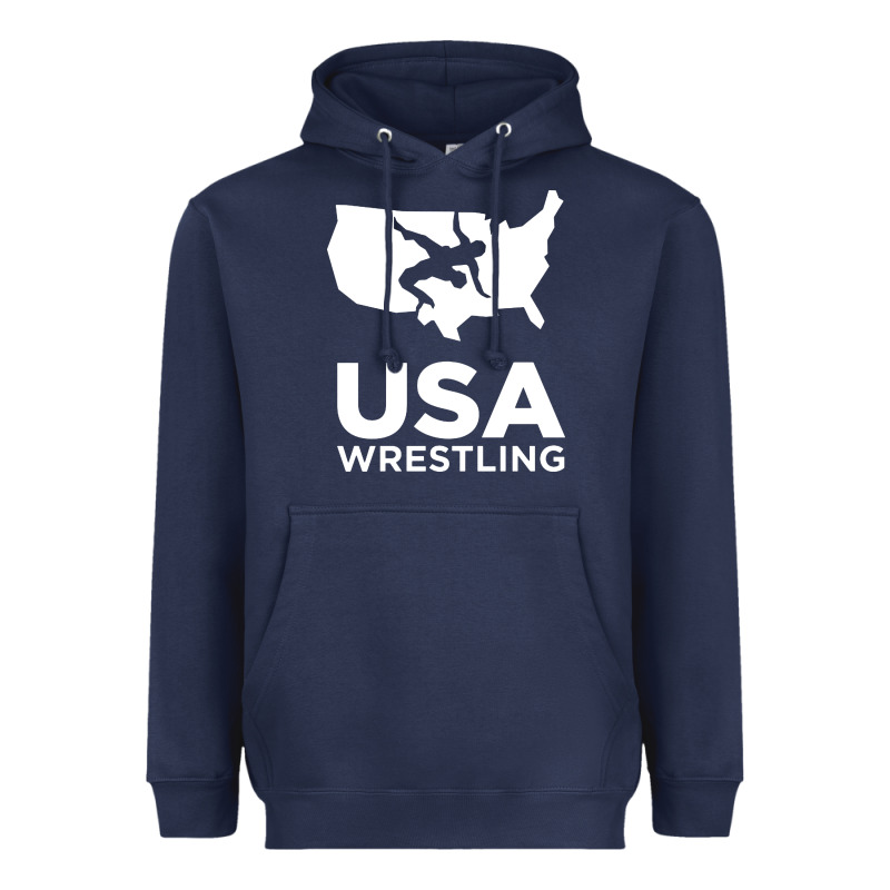 Usa Power United States Heavyweight Hoodie by PixelFlow | Teevron