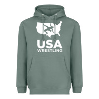 Sage usa power united states Heavyweight Hoodie - PixelFlow