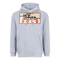 Heather Grey welcome to new granada! Heavyweight Hoodie - PixelFlow