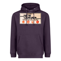 Plum welcome to new granada! Heavyweight Hoodie - PixelFlow