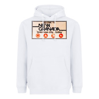 White welcome to new granada! Heavyweight Hoodie - PixelFlow
